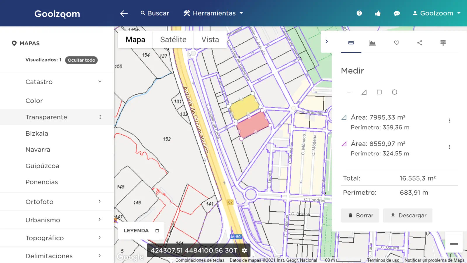 Miles de mapas sobre Google Maps