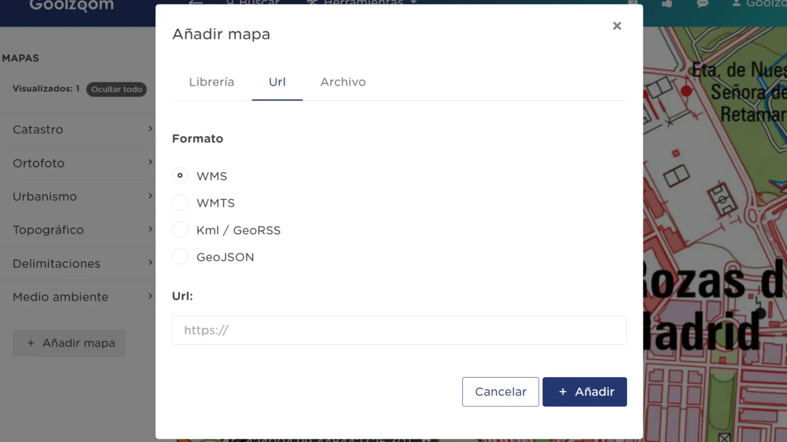 Añade tus mapas