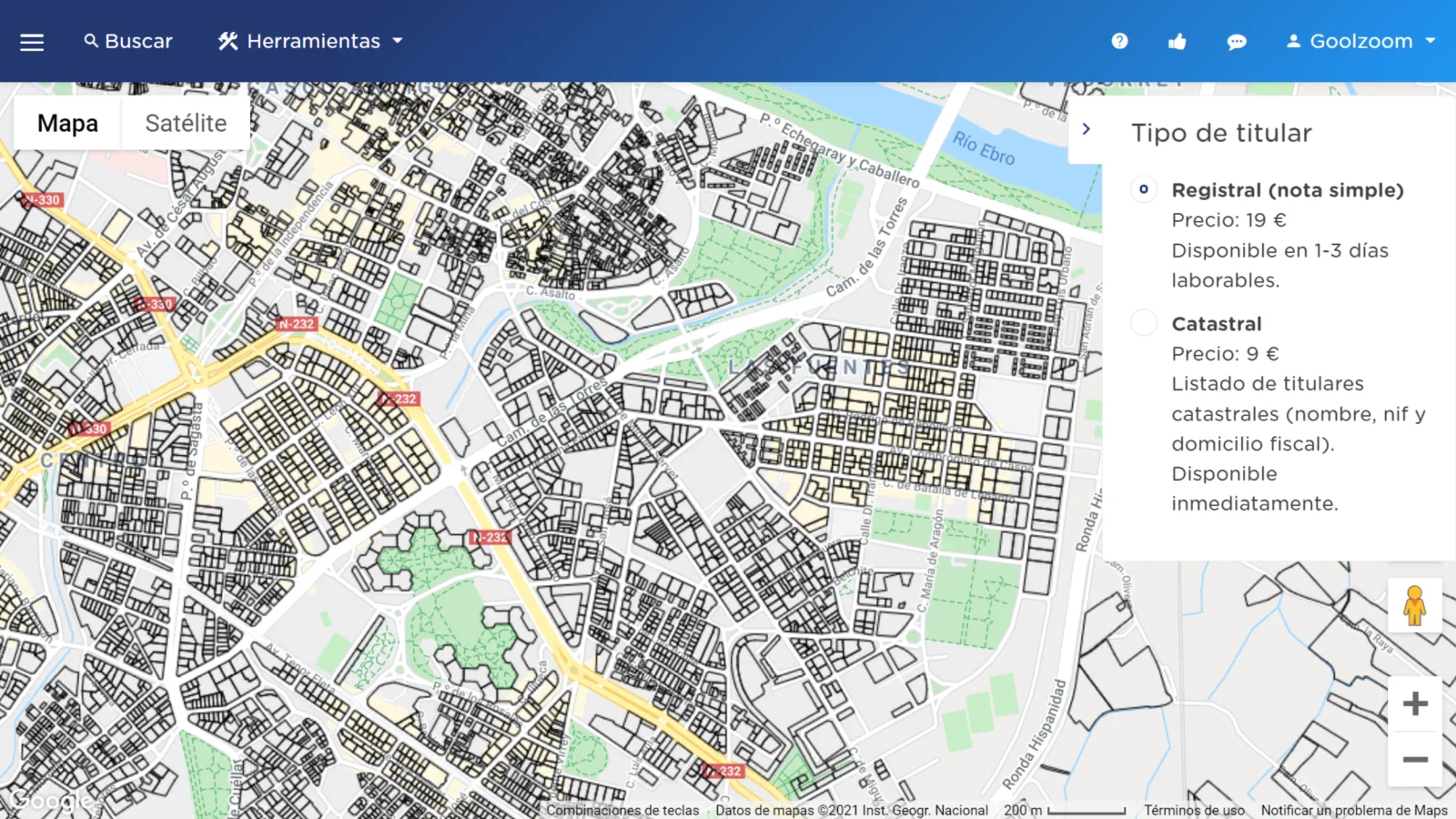 Find the owner without providing any data